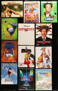 7h122 LOT OF 12 DISNEY PRESSKITS '92 - '03 containing a total of 87 8x10 stills in all!