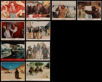 7h340 LOT OF 10 MINI LOBBY CARDS '60s-80s great scenes from a variety of different movies!