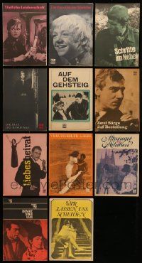 7h232 LOT OF 11 EAST GERMAN PROGRAMS '68 great images from a variety of different movies!