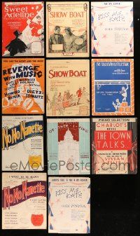 7h139 LOT OF 11 1920S SHEET MUSIC '20s songs from Show Boat, Kiss Me Kate, No No Nanette & more!