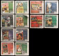 7h165 LOT OF 12 2015 CLASSIC IMAGES MAGAZINES '15 filled with great movie images & information!
