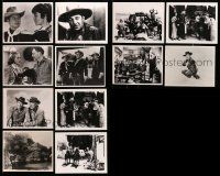 7h381 LOT OF 12 REPRO WESTERN 8X10 PHOTOS '80s great scenes from top Hollywood cowboy movies!