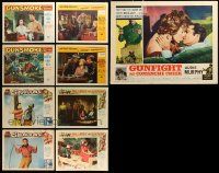 7h051 LOT OF 17 AUDIE MURPHY LOBBY CARDS '50s-60s incomplete sets from a variety of his movies!