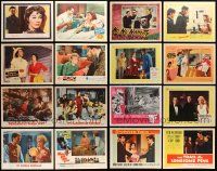 7h046 LOT OF 31 LOBBY CARDS OF FEMALE STARS '40s-80s scenes from a variety of different movies!