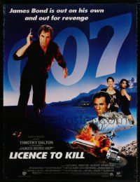 7j031 LICENCE TO KILL Pakistani '89 Timothy Dalton as James Bond, he's out for revenge!