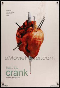 7j008 CRANK teaser DS Swiss '06 Jason Statham, wild image of abused heart!