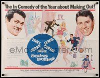 7k043 BOEING BOEING 1/2sh '65 Tony Curtis & Jerry Lewis in the big comedy of nineteen sexty-sex!