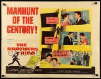 7k050 BROTHERS RICO style A 1/2sh '57 the terrifying story of 3 manhunted brothers & their women!