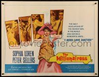 7k164 MILLIONAIRESS 1/2sh '60 beautiful Sophia Loren needs love, Peter Sellers!