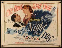 7k177 NIGHT & DAY style B 1/2sh '46 Cary Grant as Cole Porter loves sexy Alexis Smith!