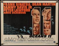 7k182 OCEAN'S 11 1/2sh '60 completely different image of Frank Sinatra & The Rat Pack!