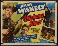 7k184 OKLAHOMA BLUES 1/2sh '48 Jimmy Wakely, Dub Cannonball Taylor, pretty Virginia Belmont!
