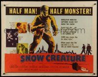 7k228 SNOW CREATURE 1/2sh '54 abominable Yeti terrorizes city, abducts women & annihilates men!