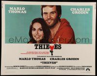 7k250 THIEVES 1/2sh '77 close up of sexy Marlo Thomas & Charles Grodin!