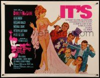 7k279 WOMAN TIMES SEVEN 1/2sh '67 sexy Shirley MacLaine is as naughty as a pink lace nightgown!