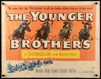 7k284 YOUNGER BROTHERS 1/2sh '49 outlaw brothers Wayne Morris, Bruce Bennett & Robert Hutton!