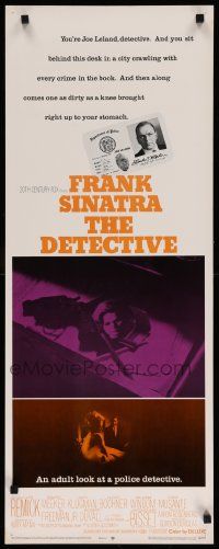 7k408 DETECTIVE insert '68 Frank Sinatra as gritty New York City cop, an adult look at police!