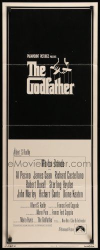 7k457 GODFATHER int'l insert '72 Francis Ford Coppola crime classic, great art by S. Neil Fujita!