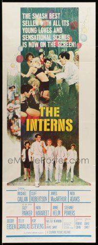 7k547 INTERNS insert '62 James MacArthur, Michael Callan, Cliff Robertson, Howard Terpning art!