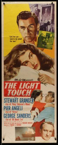 7k627 LIGHT TOUCH insert '51 Stewart Granger, Pier Angeli, George Sanders