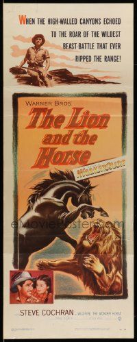 7k631 LION & THE HORSE insert '52 images of Steve Cochran & Wildfire in the title role!