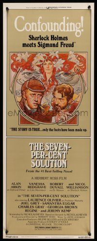 7k772 SEVEN-PER-CENT SOLUTION insert '76 Nicol Williamson as Sherlock Holmes, great Drew art!