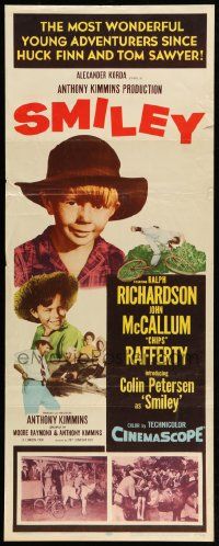 7k811 SMILEY insert '57 Ralph Richardson, John McCallum, close-up of freckled Colin Petersen!