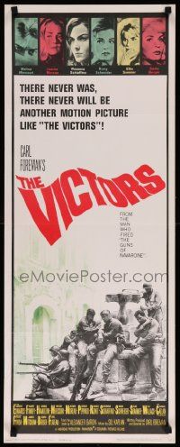 7k893 VICTORS insert '64 Vince Edwards, Albert Finney, George Hamilton, Melina Mercouri