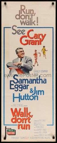7k906 WALK DON'T RUN insert '66 Cary Grant & Samantha Eggar at Tokyo Olympics!