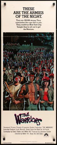 7k915 WARRIORS insert '79 Walter Hill, Jarvis artwork of the armies of the night!