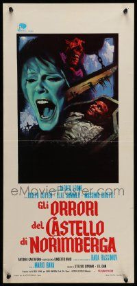 7m345 BARON BLOOD Italian locandina '72 Mario Bava, Joseph Cotten, different horror art!