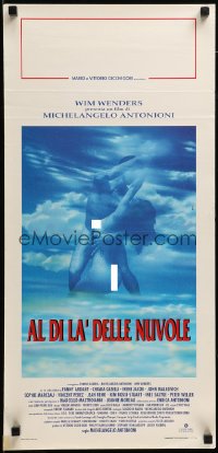 7m357 BEYOND THE CLOUDS Italian locandina '95 Wenders & Antonioni's Al di la delle nuvole, sexy!