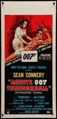 7m922 THUNDERBALL Italian locandina '65 art of Sean Connery as James Bond 007 by Averardo Ciriello