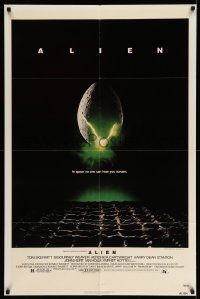 7p032 ALIEN 1sh '79 Ridley Scott outer space sci-fi monster classic, cool egg image!