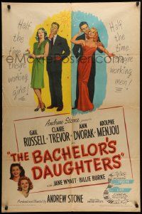 7p062 BACHELOR'S DAUGHTERS 1sh '46 Gail Russell, Claire Trevor, Ann Dvorak, Jane Wyatt