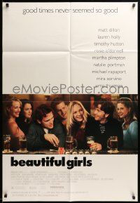 7p078 BEAUTIFUL GIRLS 1sh '96 Matt Dillon, Uma Thurman, Lauren Holly, Rosie O'Donnell!