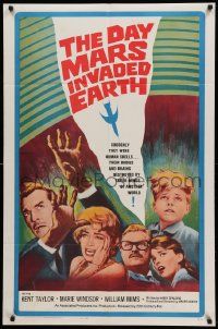 7p221 DAY MARS INVADED EARTH 1sh '63 their brains were destroyed by alien super-minds!