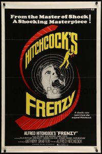 7p333 FRENZY 1sh '72 written by Anthony Shaffer, Alfred Hitchcock's shocking masterpiece!