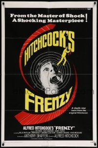 7p334 FRENZY int'l 1sh '72 written by Anthony Shaffer, Alfred Hitchcock's shocking masterpiece!