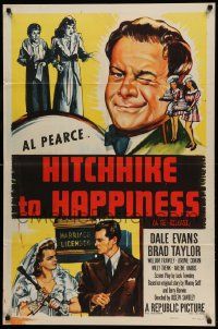 7p430 HITCHHIKE TO HAPPINESS 1sh R53 Al Pearce, Stanley Brown & solo Dale Evans!