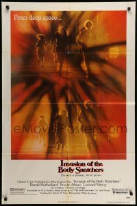 7p465 INVASION OF THE BODY SNATCHERS 1sh '78 Kaufman classic remake of sci-fi thriller!