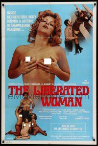 7p517 LIBERATED WOMAN 1sh '72 her body burned a lifetime of unawakened passions!