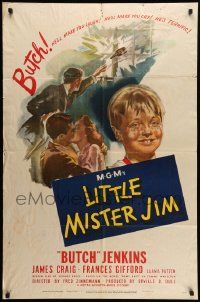 7p525 LITTLE MISTER JIM 1sh '46 Butch Jenkins will make you laugh & make you cry, Fred Zinnemann