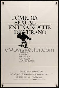 7p583 MIDSUMMER NIGHT'S SEX COMEDY Spanish/U.S. export 1sh '82 Woody Allen, Mia Farrow, Jose Ferrer