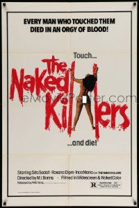 7p616 NAKED KILLERS 1sh '79 La isla de las virgenes ardientes, sexy Sita Sadafi!