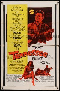 7p880 THAT TENNESSEE BEAT 1sh '66 Merle Travis is the Nashville Kid, country music!