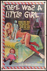 7p882 THERE WAS A LITTLE GIRL 1sh '73 Lyllah Torena, when she was bad, she was murder, great art!