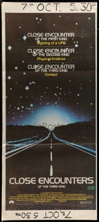 7r316 CLOSE ENCOUNTERS OF THE THIRD KIND Aust daybill '77 Steven Spielberg sci-fi classic!