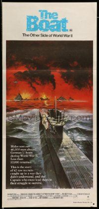 7r320 DAS BOOT Aust daybill '82 The Boat, Wolfgang Petersen German World War II submarine classic!