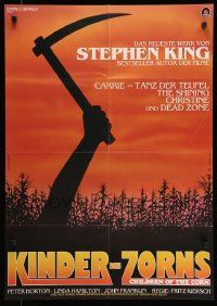 7r614 CHILDREN OF THE CORN German '83 Stephen King horror, and a child shall lead them!